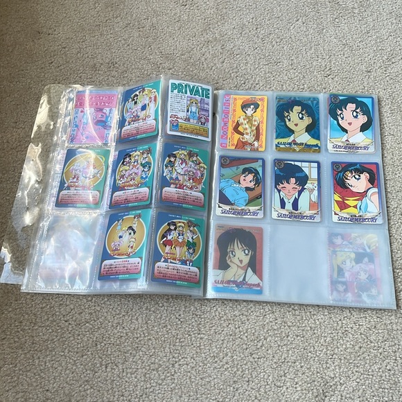 Set of Assorted Vintage 1990s Sailor Moon Trading Cards - Picture 7 of 17